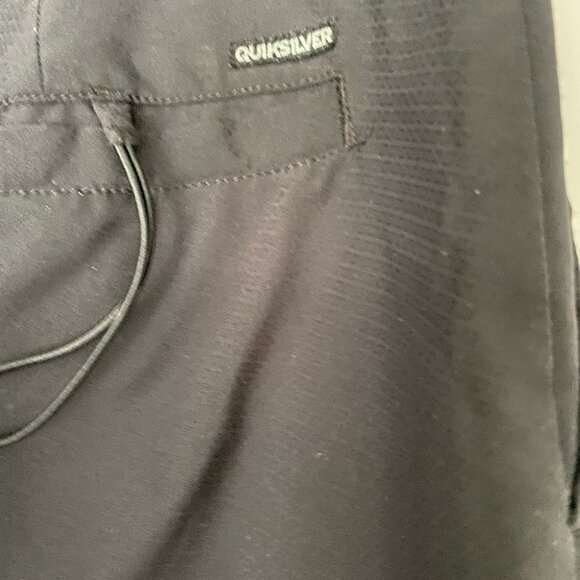 QUICKSILVER Black Amphibian Board Shorts Mens Size 36, Good Condition, Swim - Picture 6 of 9